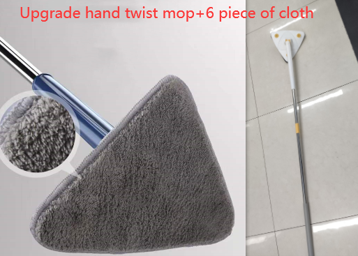 Extendable Triangle Mop 360 Rotatable Adjustable 110 Cm Cleaning Mop For Tub Tile Floor Wall Cleaning Mop Deep Cleaning Mop.