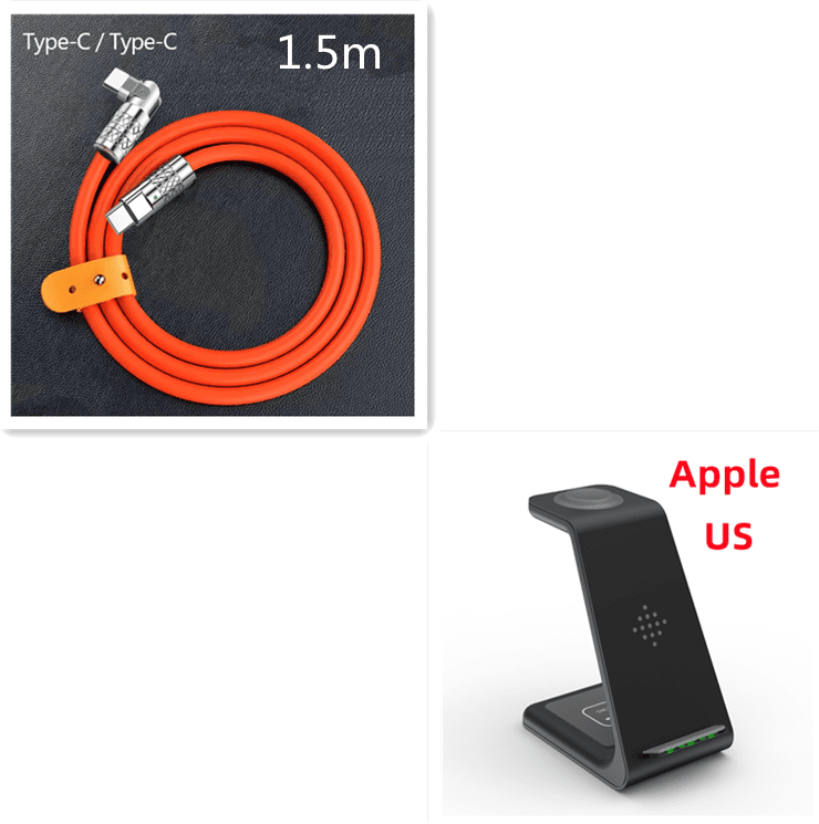 3 In 1 Fast Charging Station Wireless Charger Stand Wireless Quick Charge Dock For Phone Holder | phone charger | 
 Note：
 
 Non-Apple branded products,Compatible with iPhone models
 
 


 Overview:

Wireless cha