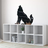 Wolf Crystal Home Items Storage Rack Ornament.