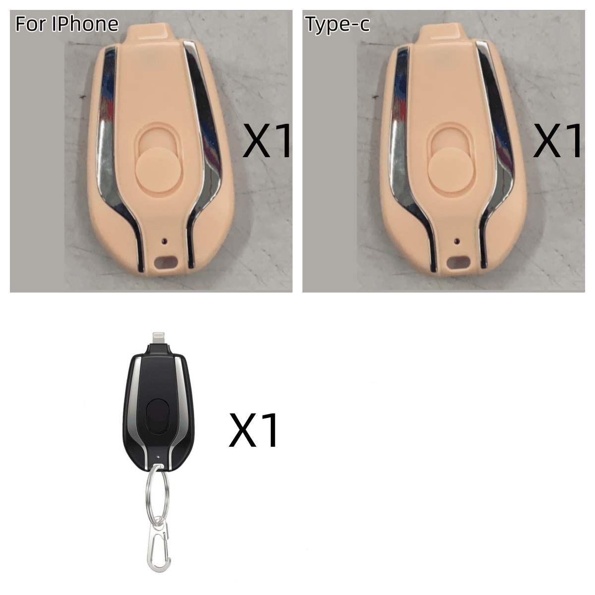 1500mAh Mini Power Emergency Pod Keychain Charger With Type-C Ultra-Compact Mini Battery Pack Fast Charging Backup Power Bank | phone charger |  
Introducing our 1500mAh Mini Power Emergency Pod Keychain Charger, the ultimate solution for keep