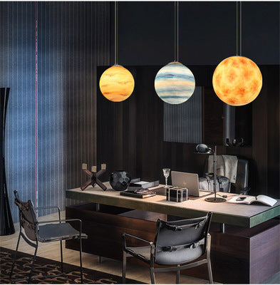 Nordic post-modern dining room chandelier.