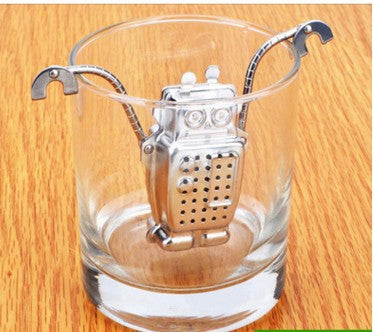 Robot Tea Infuser and Drip Tray.