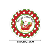 Christmas Decoration Series Sticker Labels Santa