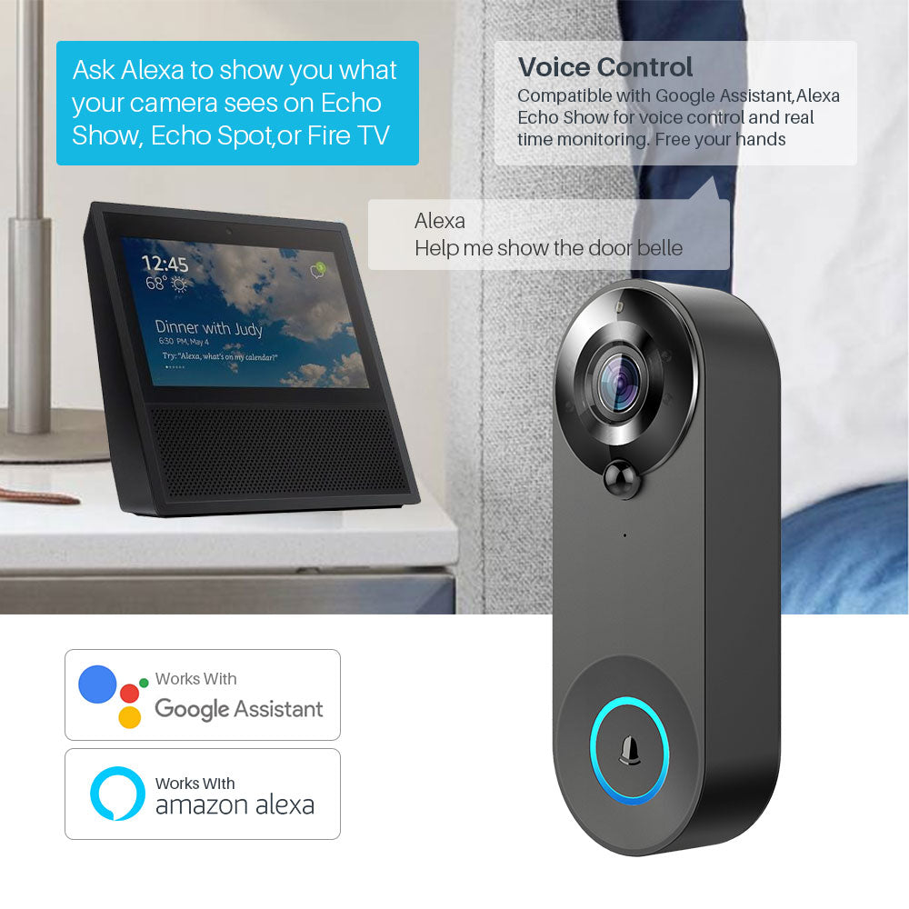 Home Wireless Wifi Connection Visual Smart Doorbell