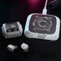 New Mechanical Space Capsule Bluetooth Headset Noise Reduction