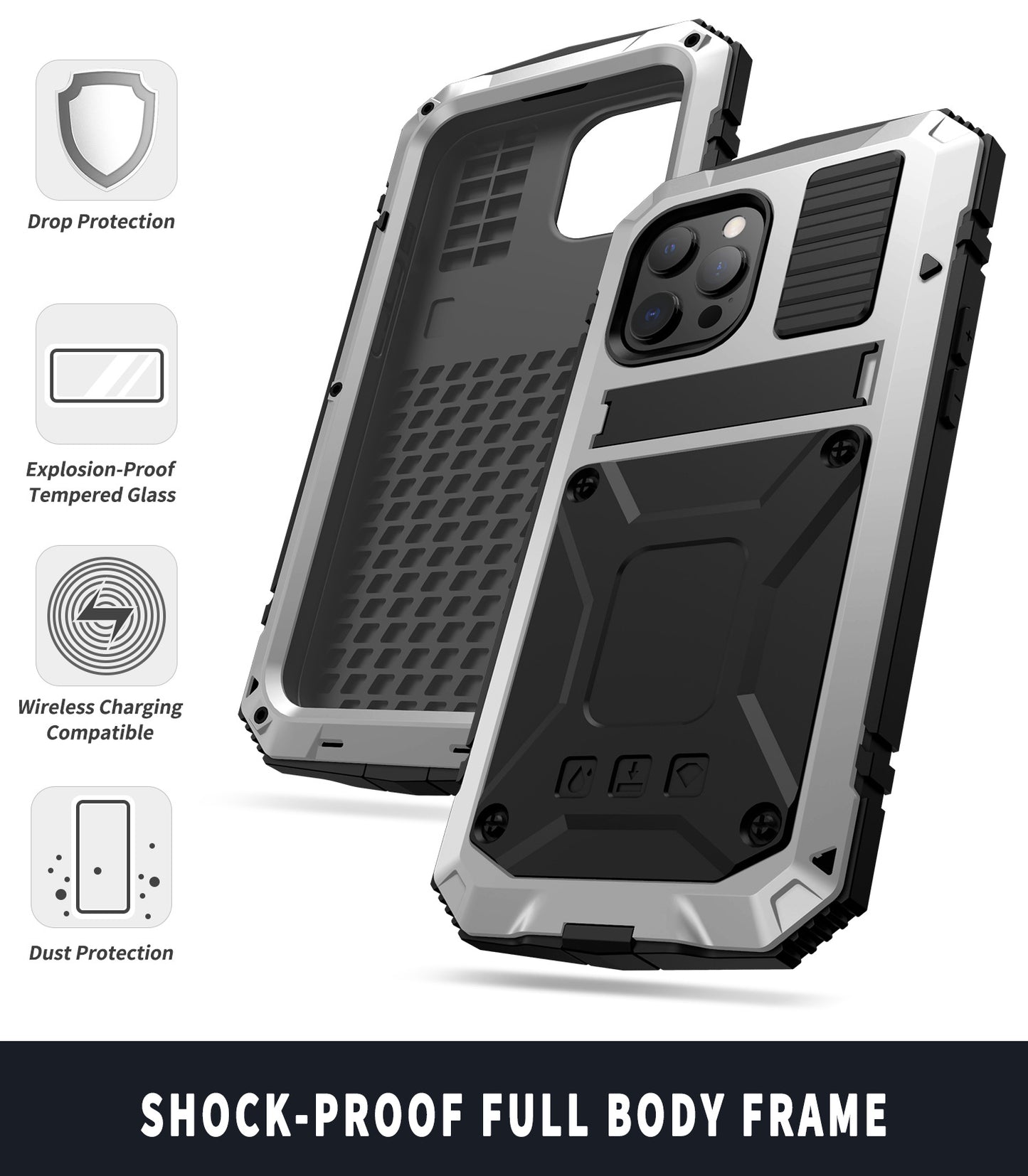 External Fall Proof Mobile Phone Protective Sleeve Bracket.