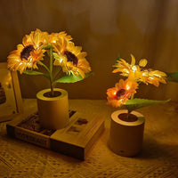 Rechargeable Sunflower Led Simulation Night Light Table Lamp Simulation Flowers Decorative Desk Lamp For Resturaunt Hotel Wedding Gift | light | 
 Overview:

Artificial Flower Lamp Design

 Hypoallergenic. No Maintenance. Pet-Friendly Flowers.
 
