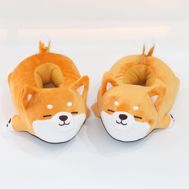 Puppy Home Plush Slippers  | Treat your feet to something extra special with these Puppy Home Plush Slippers! These slippers are 