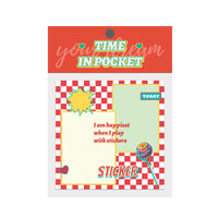 Time Series Korean Notes Simple Ins Can Tear Message Note Paper