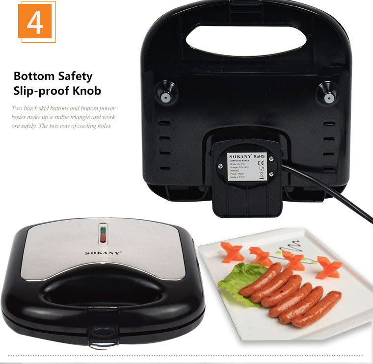 Home Hot Dog Roast Sausage Frying Machine Kitchen Gadgets.