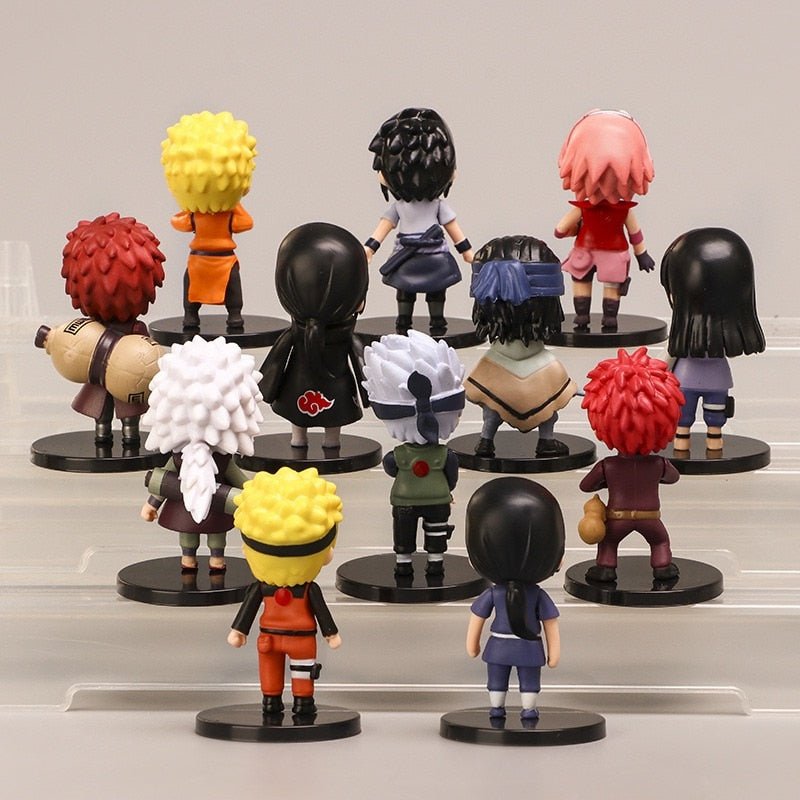 12pcs/set Naruto Anime Shippuden Hinata Sasuke Itachi Kakashi Gaara Jiraiya Sakura Q Version PVC Figures Toys Dolls Kid Gift | toys | SPECIFICATIONSfigure7: Sakurafigure6: Jiraiyafigure5: Gaarafigure4: Itachifigure3: Kakashifigure2: S