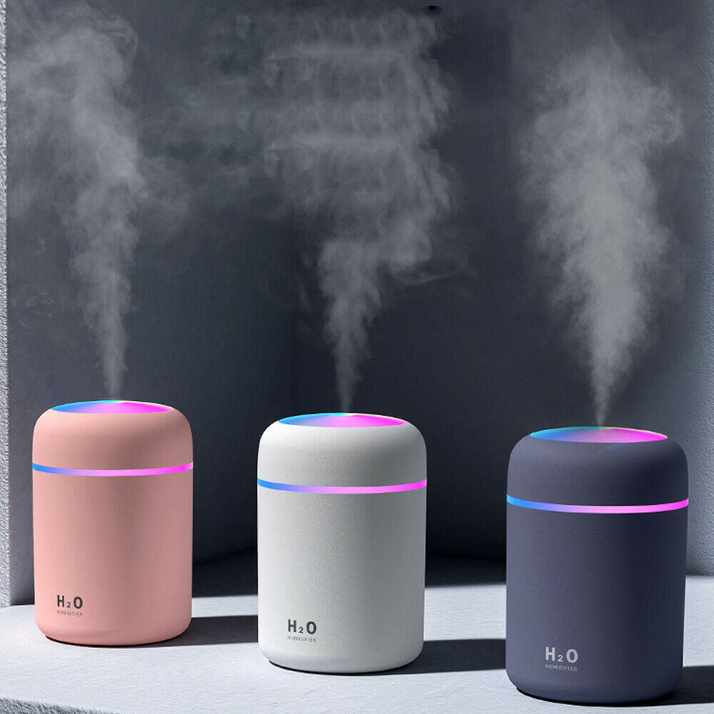 VIP Portable Humidifier USB Ultrasonic Dazzle Cup Aroma Diffuser Cool Mist Maker Air Humidifier Purifier with Romantic Light.