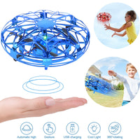 Mini UFO Drone Helicopter RC plane Hand Sensing Infrared Electric Quadcopter Induction Flying Ball for boy Kids RC Toys Gift.