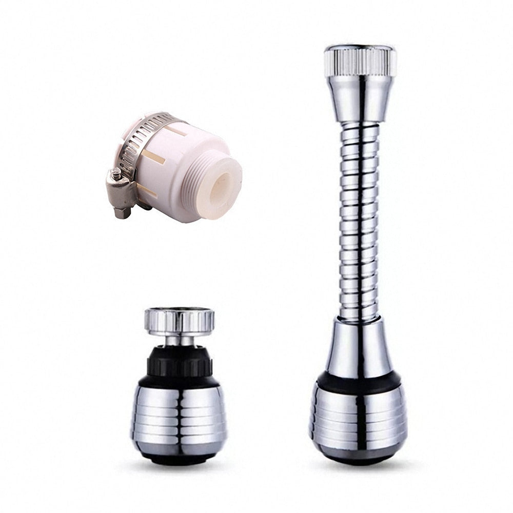 Kitchen Faucet Water Saving High Pressure Nozzle Tap Adapter Bathroom Sink Spray Bathroom Shower Rotatable Accessories.