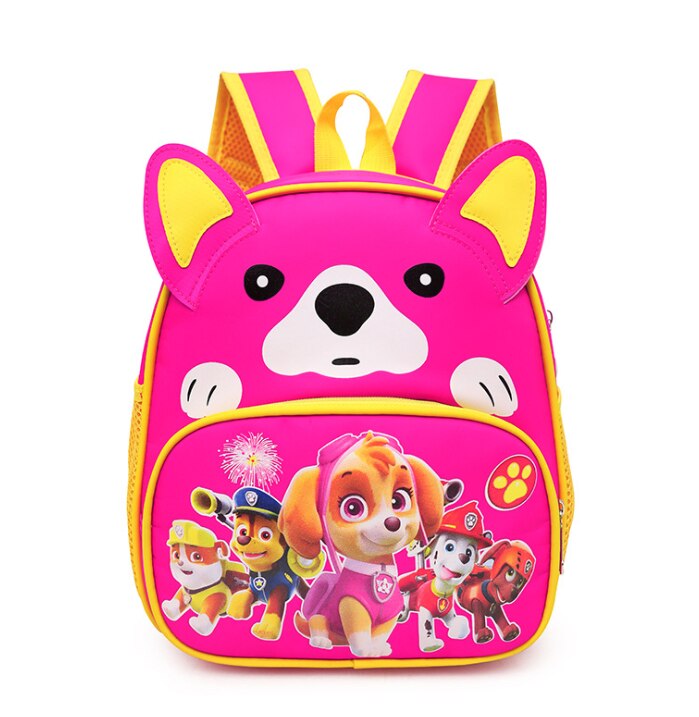 New Paw Patrols Toy Cartoon School Backpack Cartoon Lighten Kindergarten Bag Chase Skye Marshall Figure Print for Kids 2-8Y.