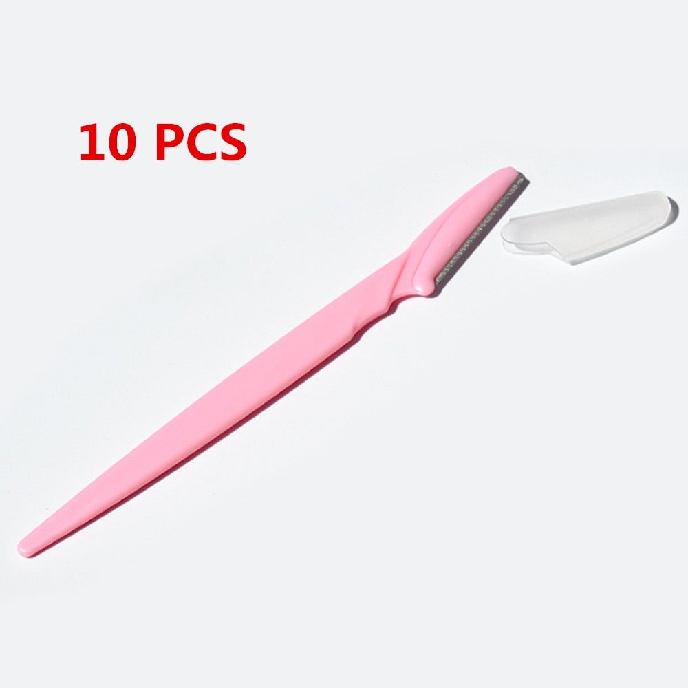 Eyebrow Trimmer Portable Eyebrow Razor Blade Shaver Shaper Facial Hair Remover Eyebrow Shaping Tool Women Makeup tool.