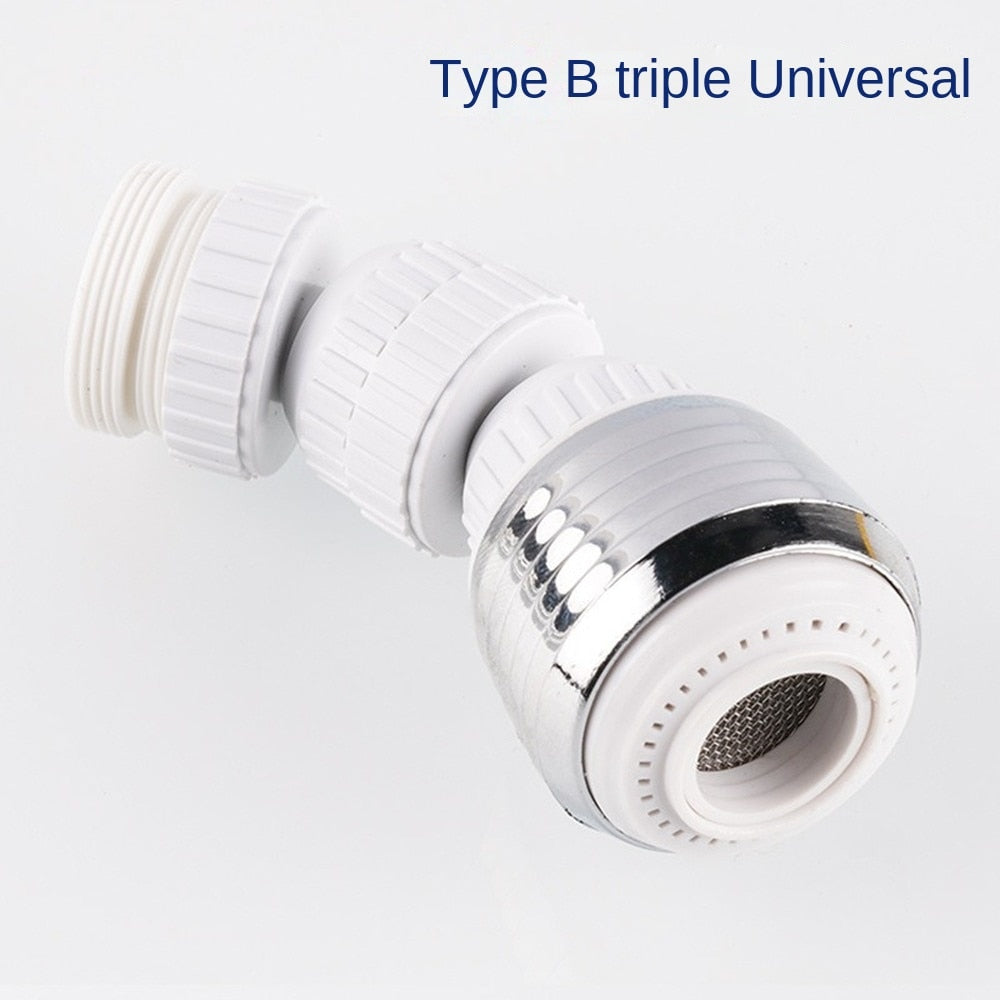 Kitchen Faucet Water Saving High Pressure Nozzle Tap Adapter Bathroom Sink Spray Bathroom Shower Rotatable Accessories.