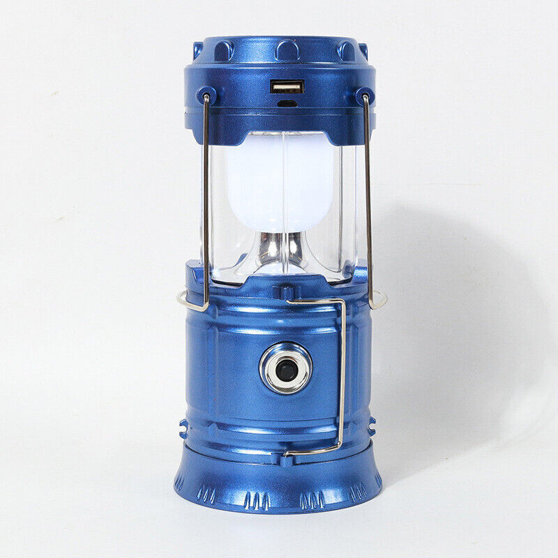 Portable Camping Torch Rechargeable Lantern Night Light Tent Lamp Solar Power