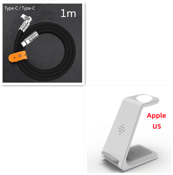 3 In 1 Fast Charging Station Wireless Charger Stand Wireless Quick Charge Dock For Phone Holder | phone charger | 
 Note：
 
 Non-Apple branded products,Compatible with iPhone models
 
 


 Overview:

Wireless cha