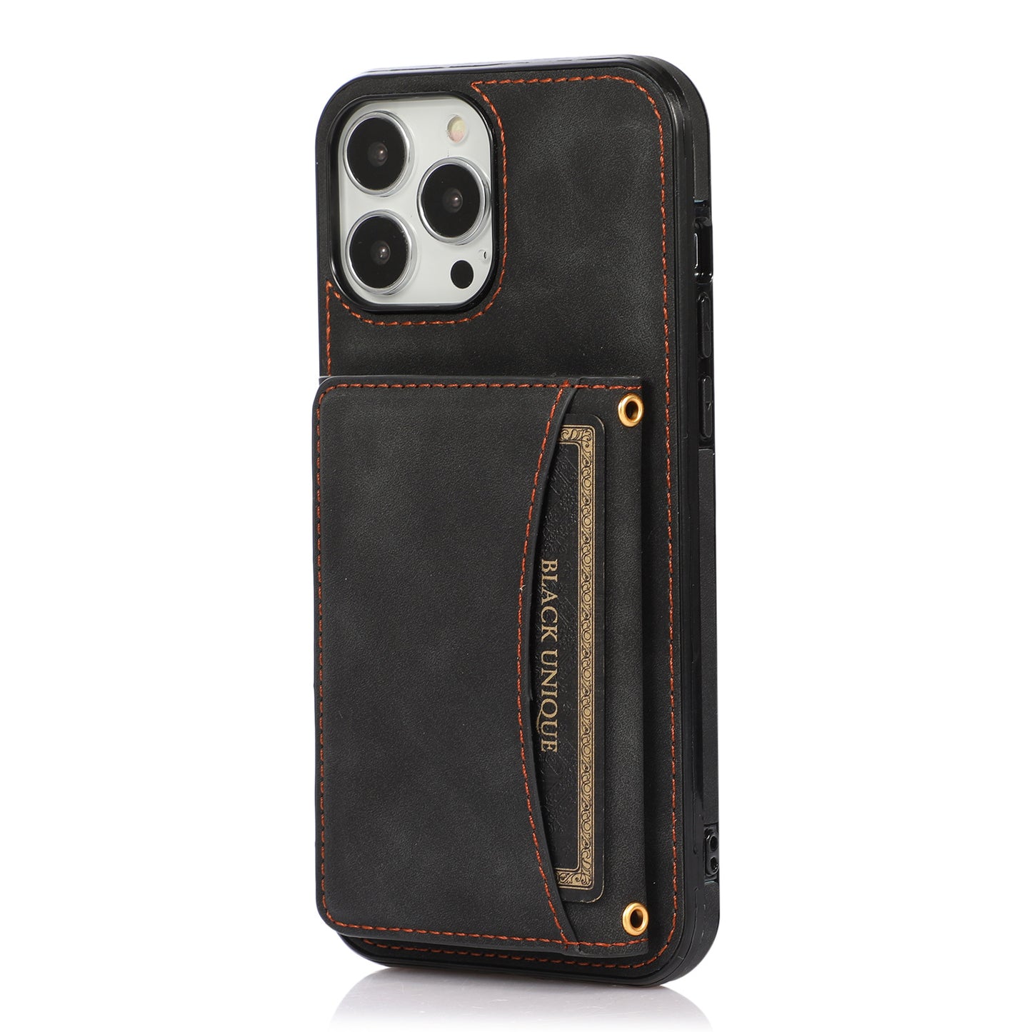 Leather Card Protection Sleeve Phone Case.