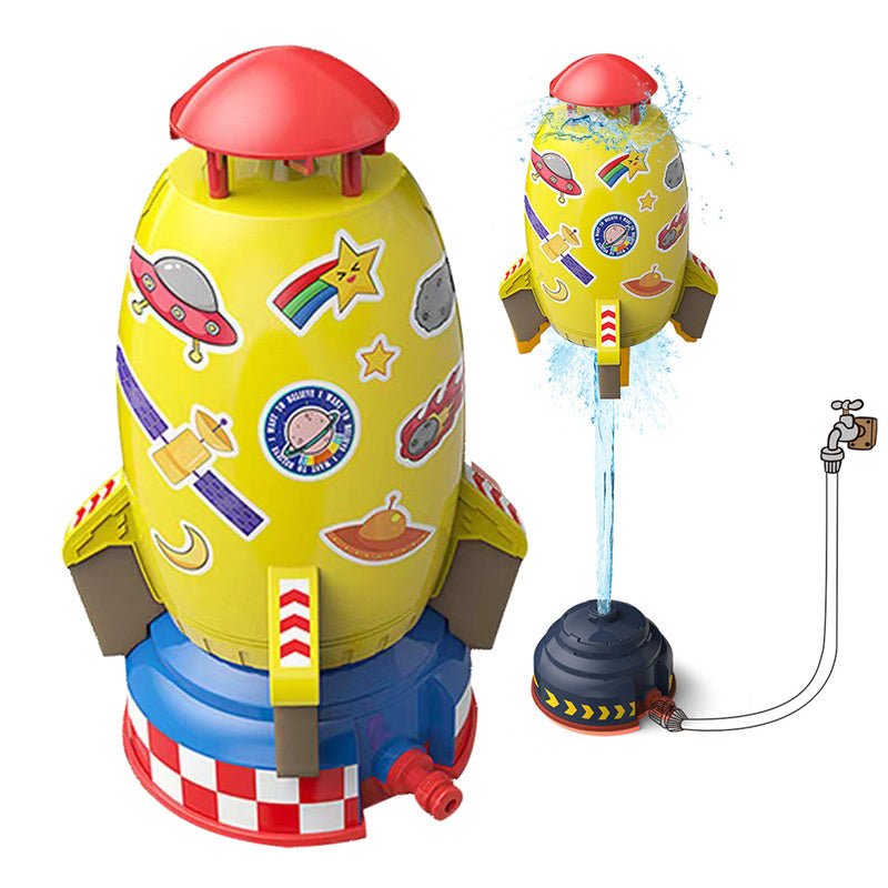 Rocket Launcher Toys Outdoor Rocket Water Pressure Lift Sprinkler Toy Fun Interaction In Garden Lawn Water Spray Toys For Kids Summer Gadgets.