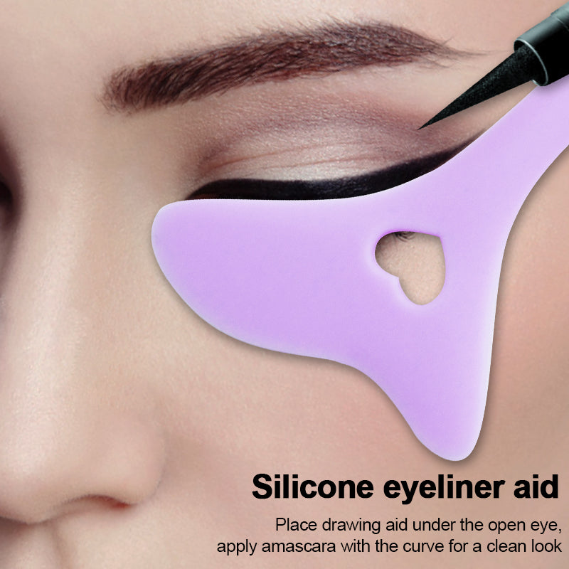 Professional Eyeliner Stencil, Wing Tip Mascara Aid, Lipstick Applicator, and Face Cream Helper UK
