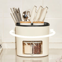 Kitchen Storage Multifunctional Large-capacity Chopstick Spoon Storage Holder Cutlery Knife Fork Kitchen Tools.