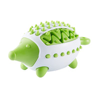 Phedgehog Shape Dog Toy Leaking Food Toys For Small Large Dogs Cat Chewing Toys Pet Tooth Cleaning Indestructible Puppy Toys Ball Molar Tooth Cleaning Stick