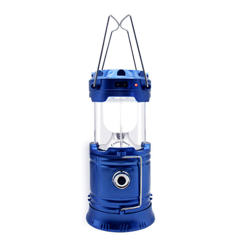 Portable Camping Torch Rechargeable Lantern Night Light Tent Lamp Solar Power