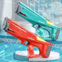 Automatic Electric Water Gun Toys Shark High Pressure Outdoor Summer Beach Toy Kids Adult Water Fight Pool Party Water Toy | toy gun | 
 Overview:


 1.【Creative Design】 The shark style is fresh and attractive.
 
 2.【Safe and Dur