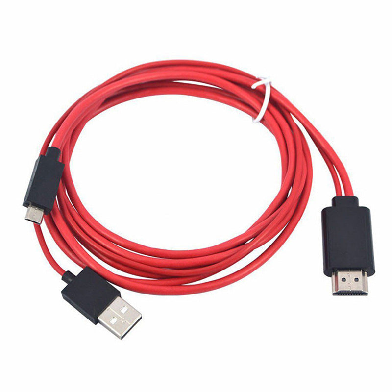 Mobile Phone To HDMI TV With Screen Cable Micro Usb Android Phone Adapter Plug And Play.