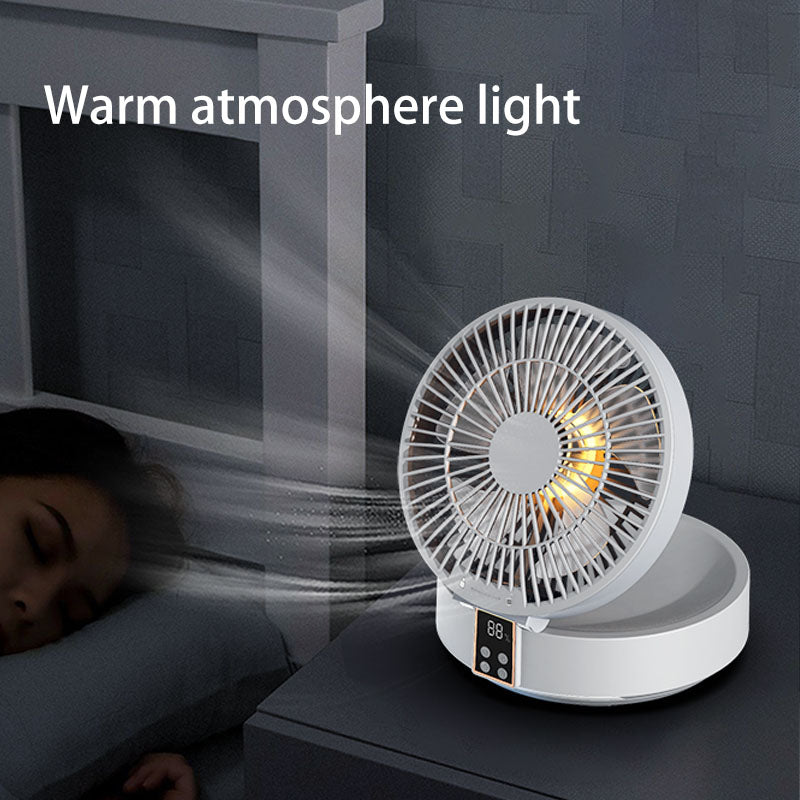 Remote Control Portable Rechargeable Ceiling Usb Electric Folding Fan | air quality | Introducing the Remote Control Portable Rechargeable Ceiling USB Electric Folding Fan with Night Lig