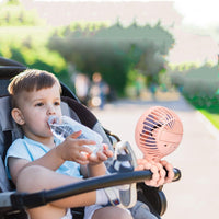 Stroller Fan Personal Portable Desk Handheld Baby Bed Car Seat Fan USB Rechargeable Fan Mini Stroller Accessories.