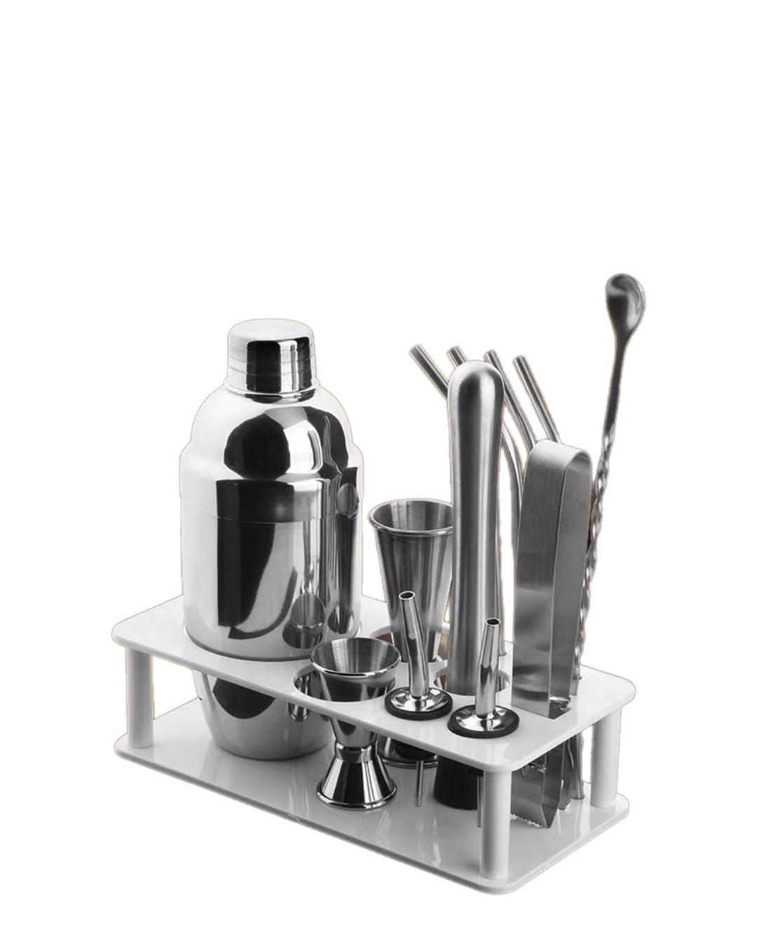 12-Piece Cocktail Set: Perfect for Beginners and Bartenders Alike - 1