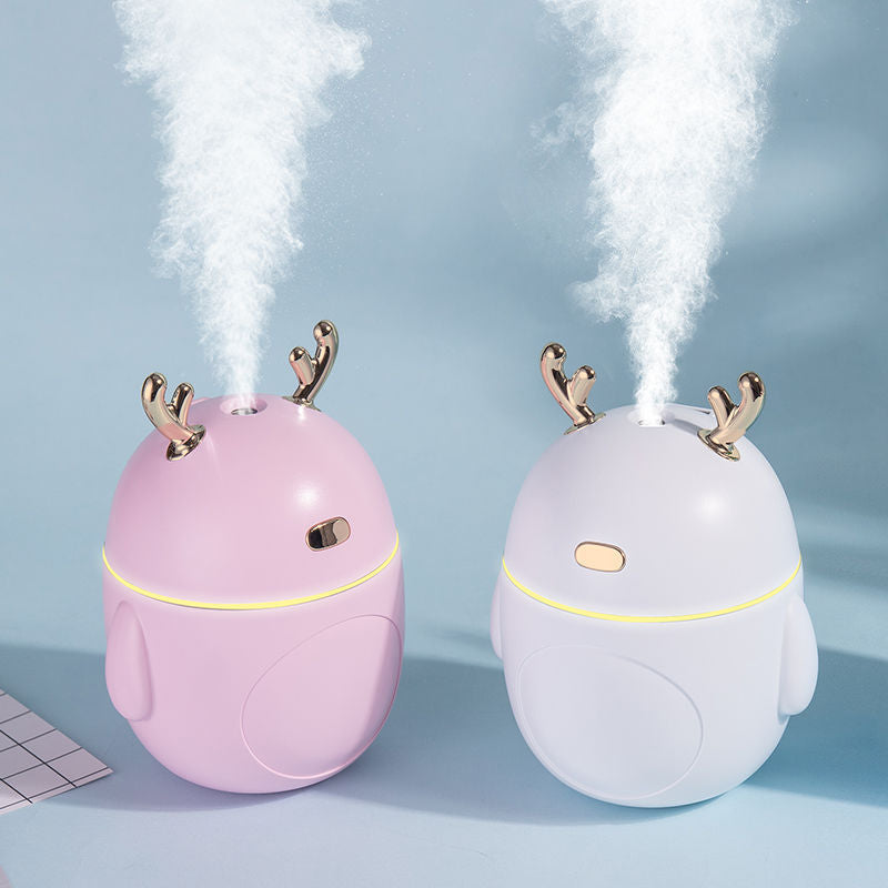 Humidifier Household Bedroom Mini Fog Capacity Air Students Mute USB Office Spray Automobile Fragrance.