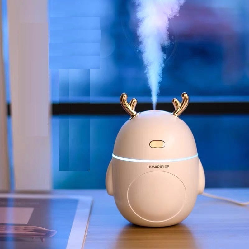 Humidifier Household Bedroom Mini Fog Capacity Air Students Mute USB Office Spray Automobile Fragrance.