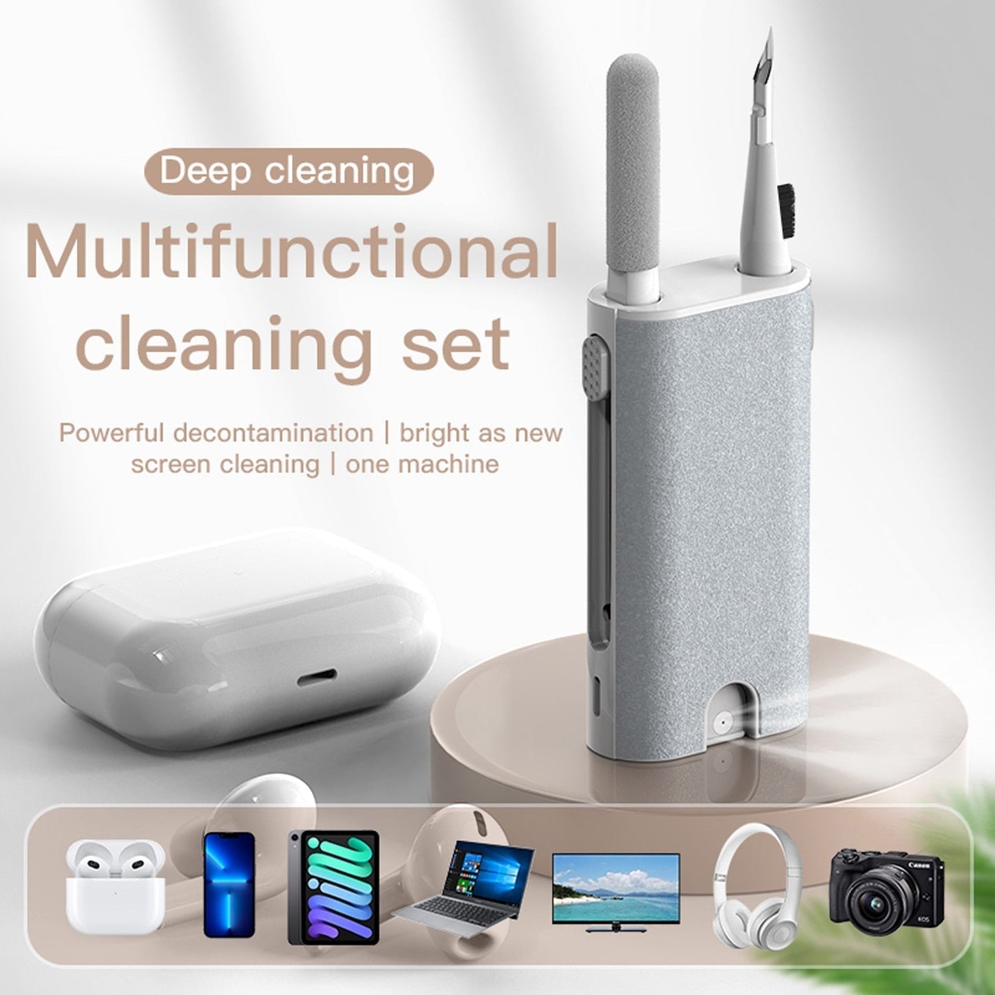 computer cleaner kit camera phone tablet laptop screen cleaning tools earphone cleaning brush airpod - 0