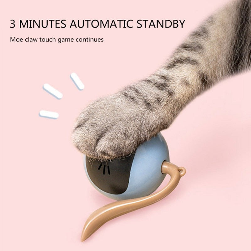 Automatic Self Rotating Cat Toy  | Introducing the Automatic Smart Self-Rotating Cat Toy – the ultimate playtime solution for your fe