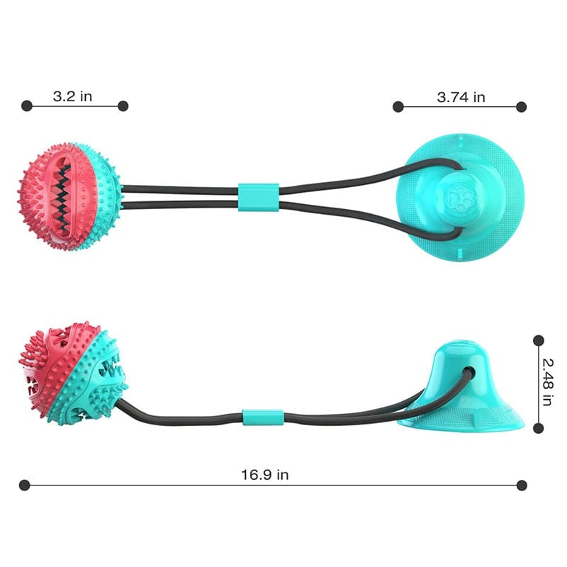 Silicone Suction Cup Dog Toy.